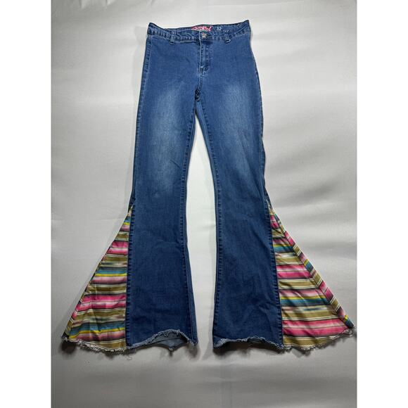 Cowgirl Hardware Other - Cowgirl Hardware Youth Girls Super Flare Blue Denim Jeans - Size 12 (27x30)